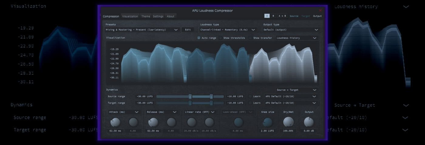 响度压缩器 APU Software APU Loudness Compressor v4.6.1