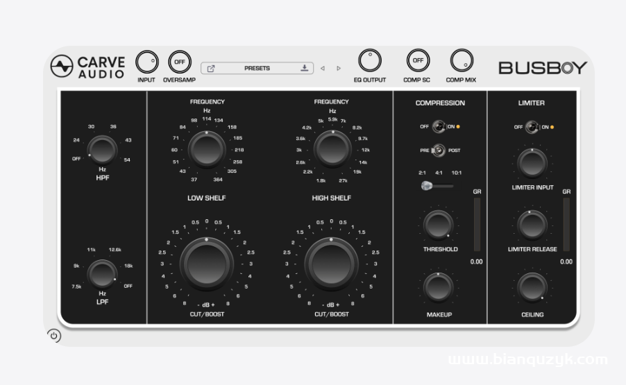 混音总线音色处理器 Carve Audio Busboy v1.0.11 U2B Mac