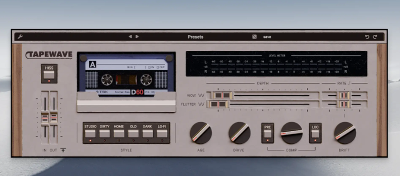 多功能磁带模拟器 Wave Alchemy Tapewave v1.0.1