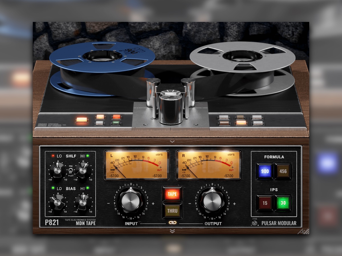 磁带机效果器 Pulsar Modular P821 MDN Tape v1.2.5