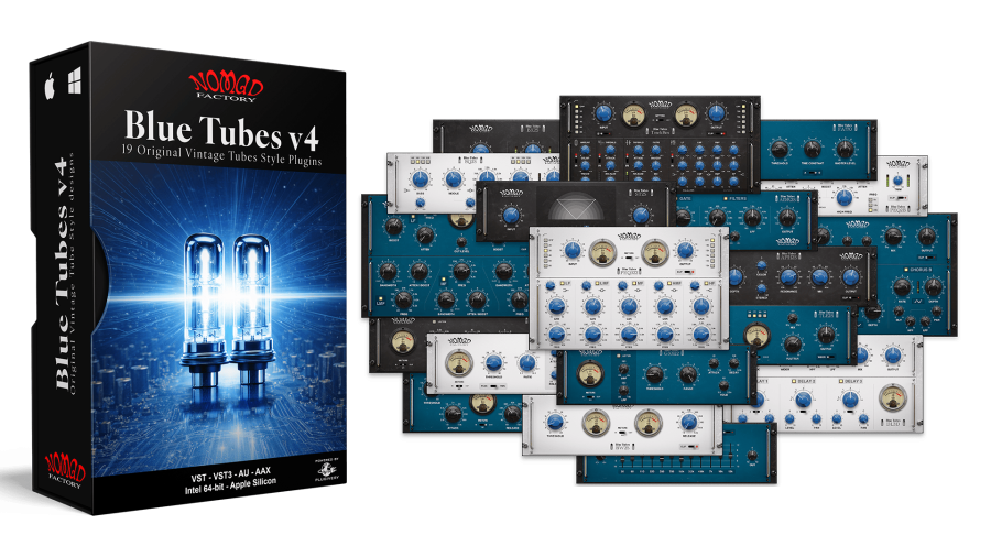 19个综合效果器套装 Nomad Factory Blue Tubes Bundle v4.0.1
