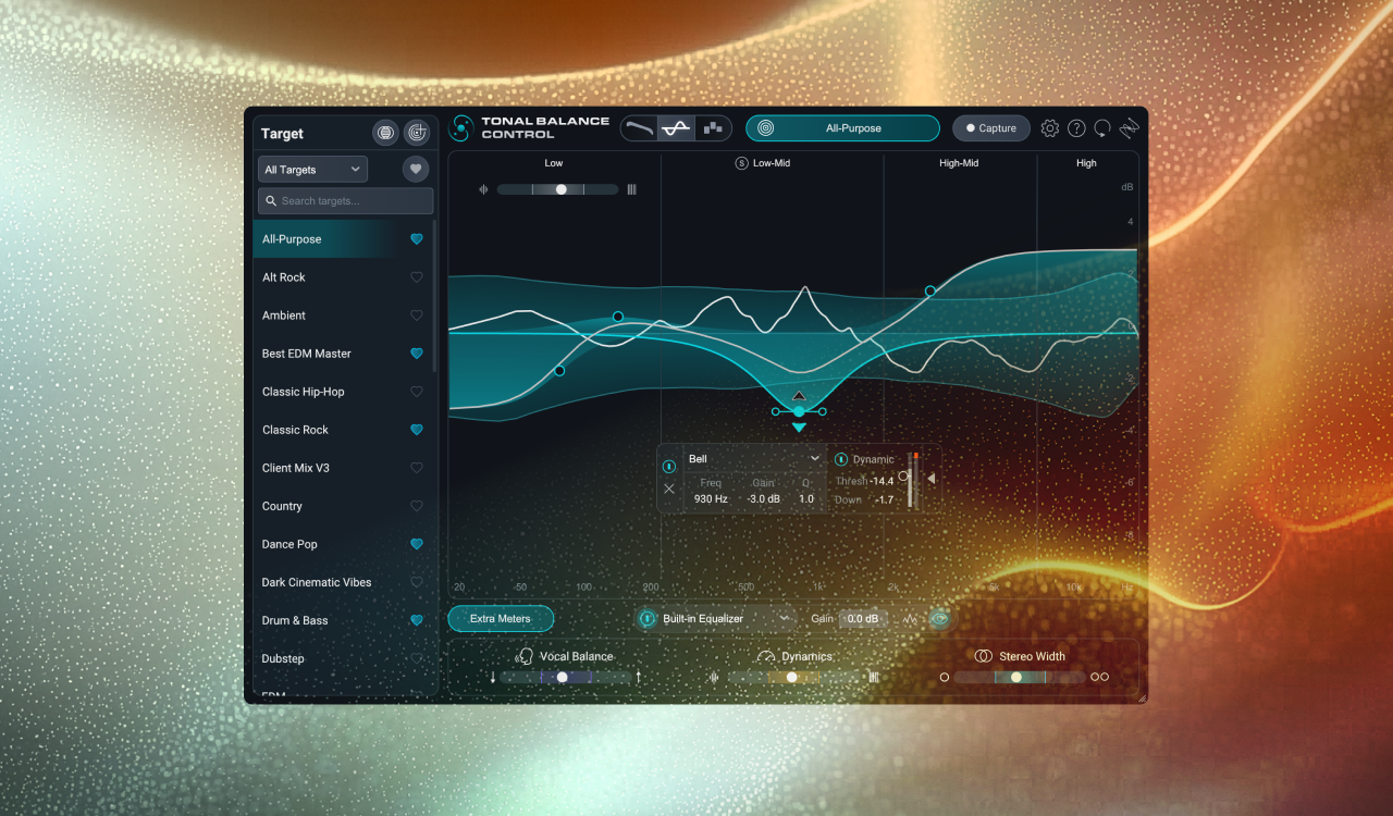 音频分析与校准插件 iZotope Tonal Balance Control Pro 3 v3.0.0