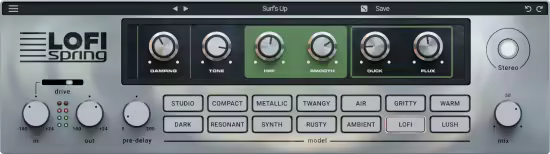 复古弹簧混响 Wave Alchemy Lofi Spring v1.0.0 Mac
