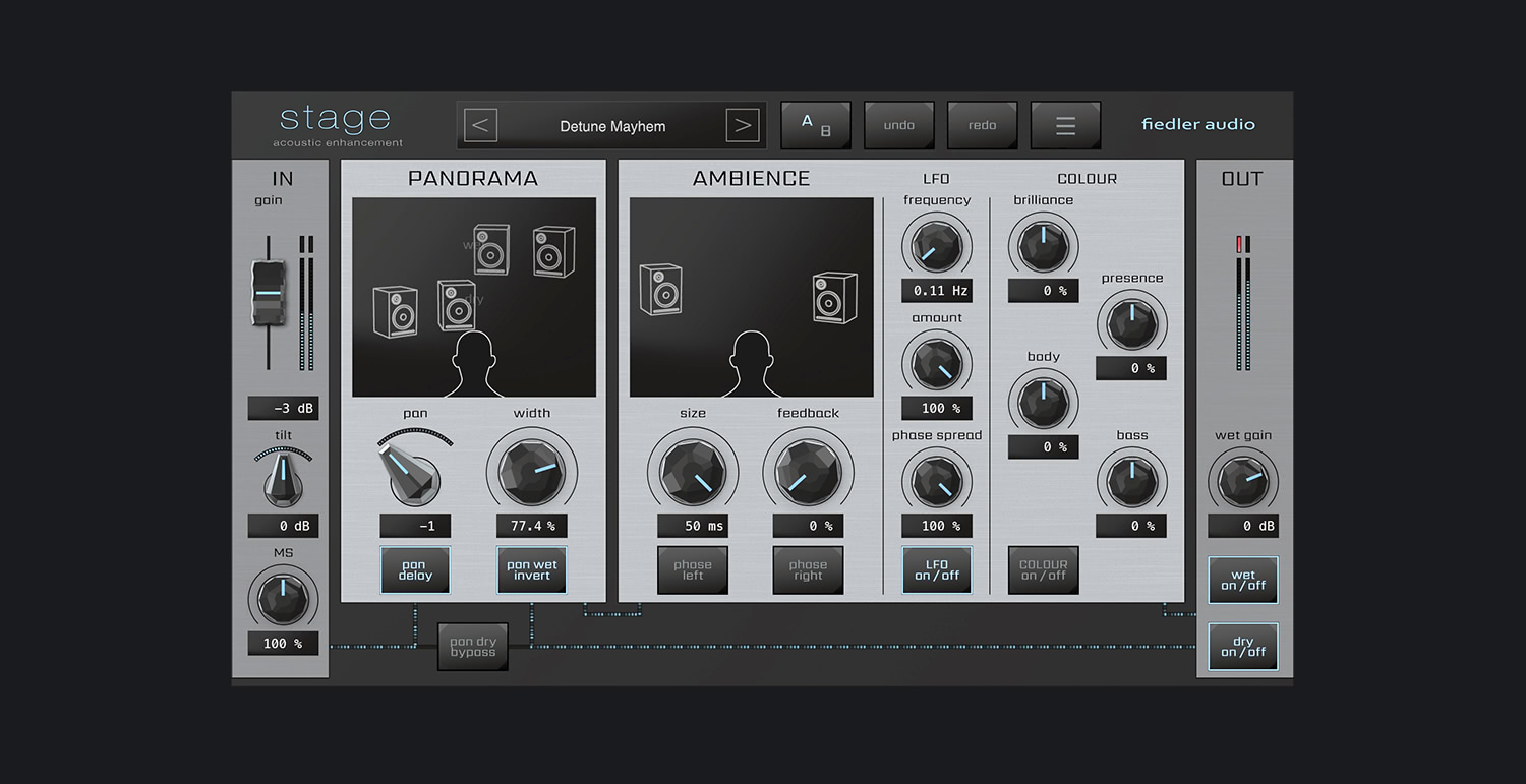 立体声增强插件 Fiedler Audio Stage v1.1.0