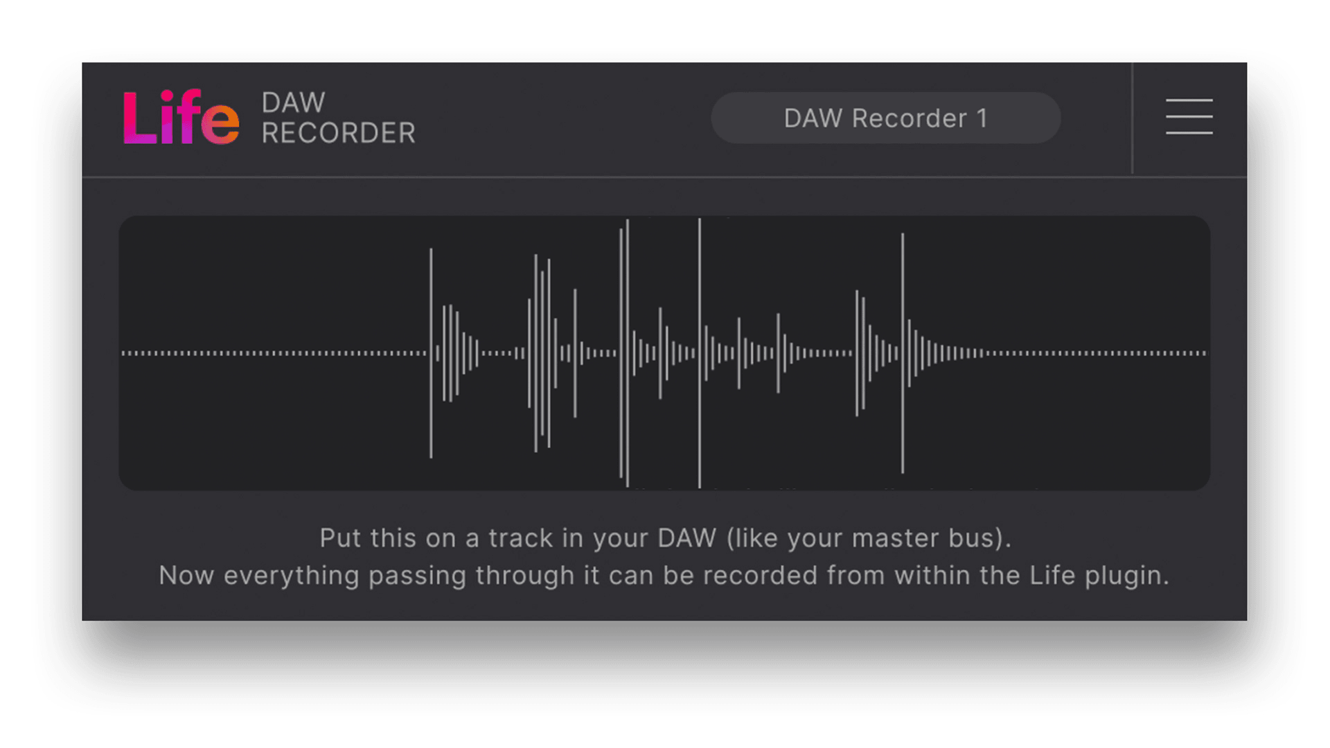 软件轨道内录插件-XLN Audio Life DAW Recorder v1.2.3.1 R2R Win