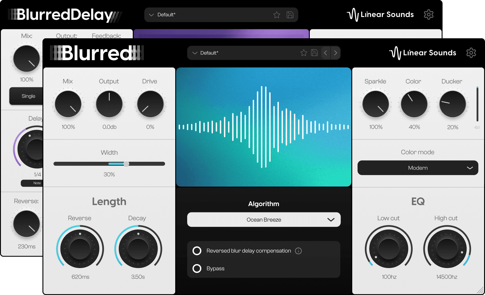 延迟效果器 Linear Sounds BlurredDelay v1.1.3
