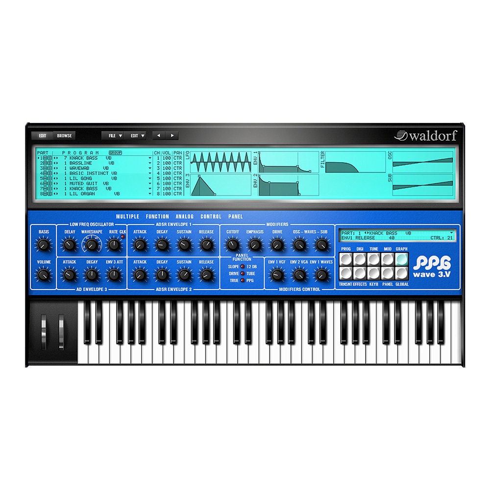 80年代传奇合成器 Waldorf PPG Wave 3 V v2.0.1