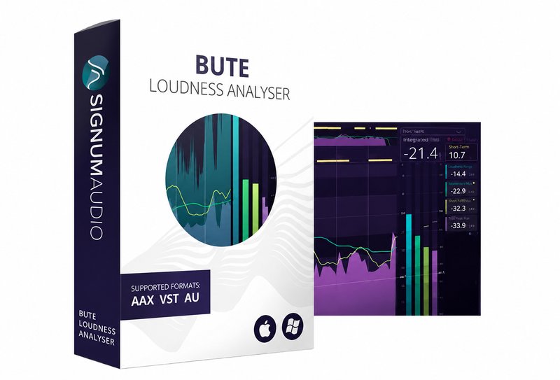 响度分析插件 Signum Audio Bute Loudness Analyser 2 Stereo & Surround v2.0.1 Win