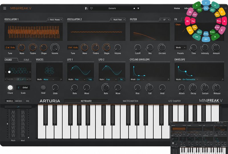 模拟合成器 Arturia MiniFreak V v3.0.0 MORiA Mac
