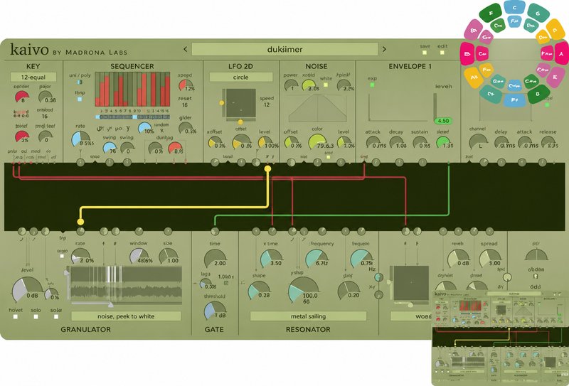 半模块化合成器 Madrona Labs Kaivo v1.9.5 R2R