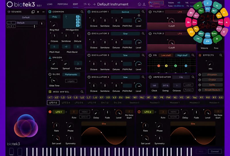 电音合成器音源 Tracktion Software BioTek 3 v3.0.3 + Factory Content R2R Win