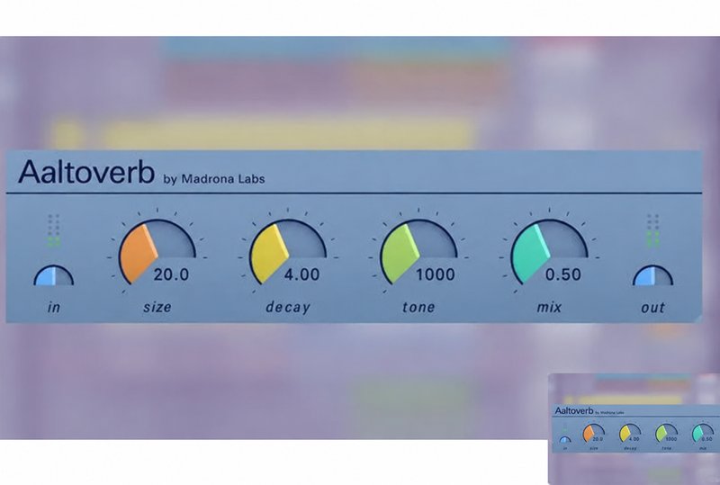 平滑混响插件 Madrona Labs Aaltoverb v2.0.3 R2R