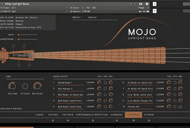 爵士低音提琴音源 Vir2 MOJO Upright Bass v1.0.1