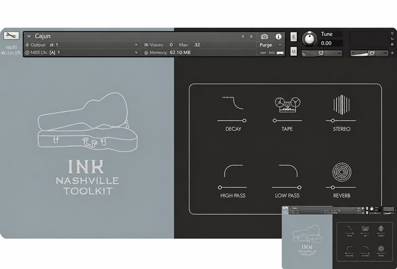 乡村民谣综合音源 Ink Audio Nashville Toolkit