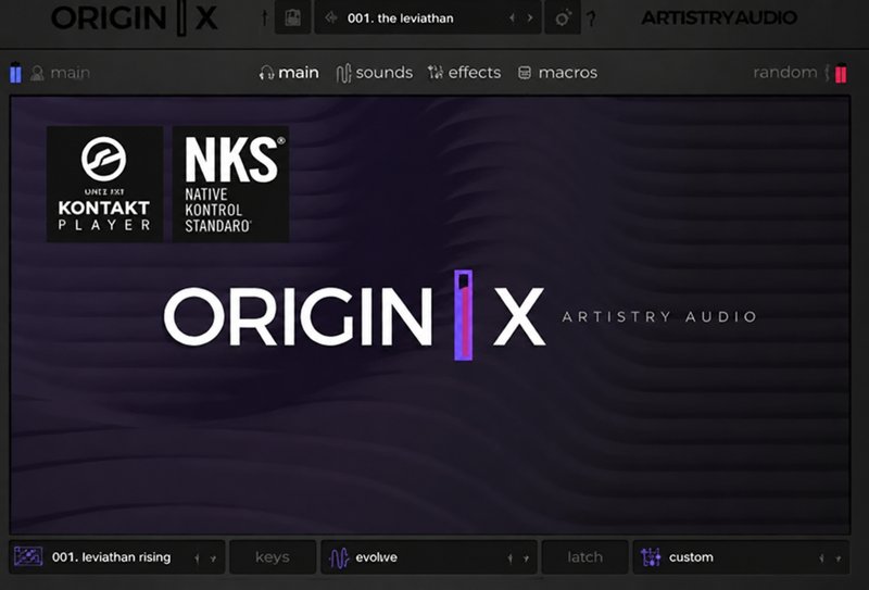 综合电子合成循环音色 Artistry Audio Origin X v1.1