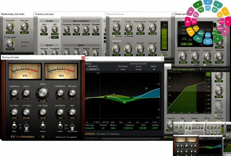 综合效果插件套装 ToneBoosters Plugin Bundle v1.9.1 R2R