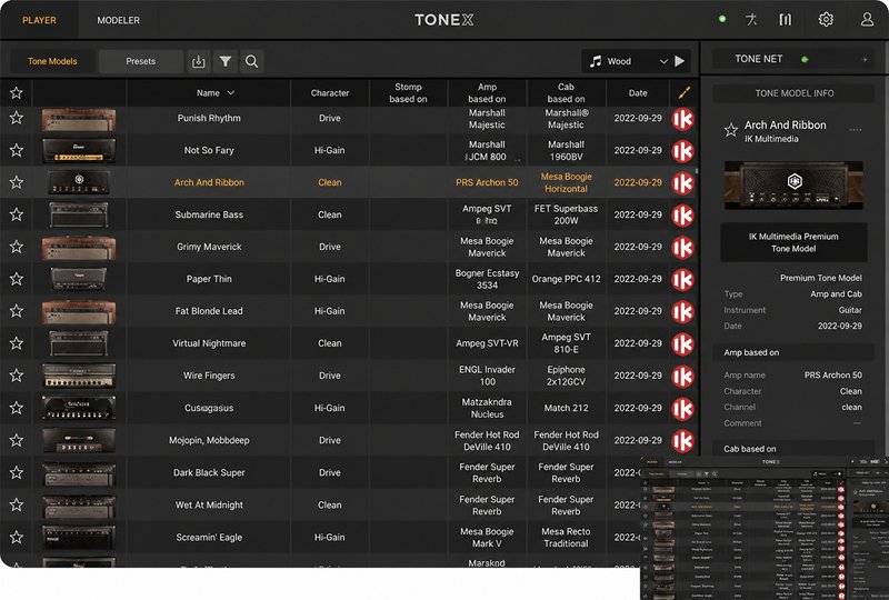 电吉他音色模型预设合集 IK Multimedia ToneX Presets Bundle v2025.1