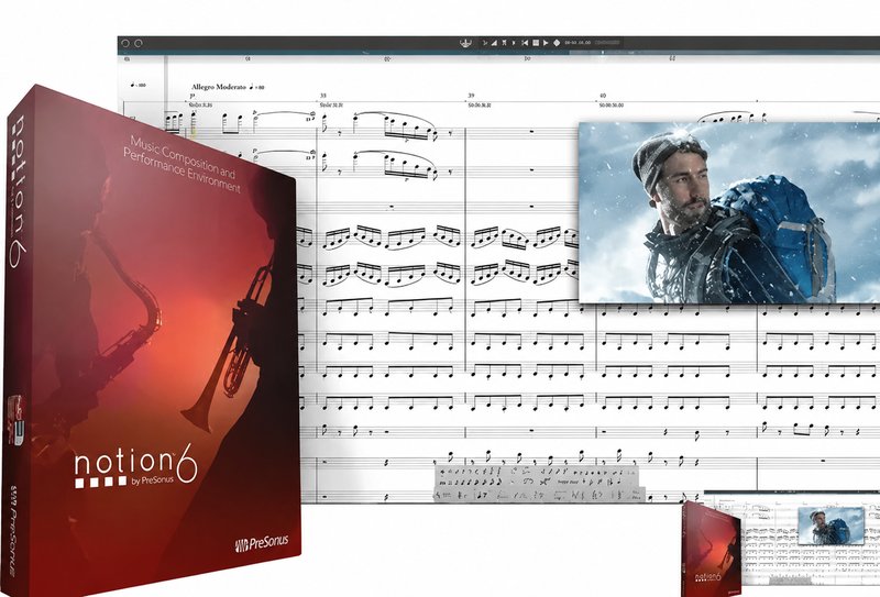 专业制谱软件 PreSonus Notion 6 v6.8.2 + Content R2R Win