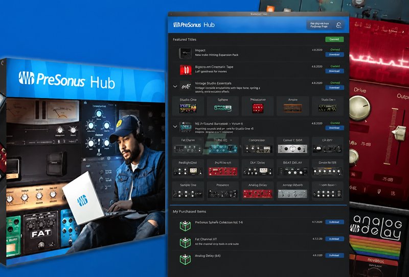 插件拓展坞 PreSonus PreSonus Hub v1.7.0 R2R Win
