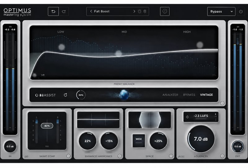 母带处理AI插件 SSG Audio Optimus v1.0.19 Win