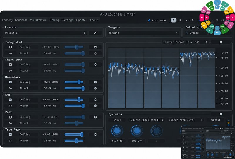 响度限制器 APU Software Loudness Limiter v3.2.3 R2R