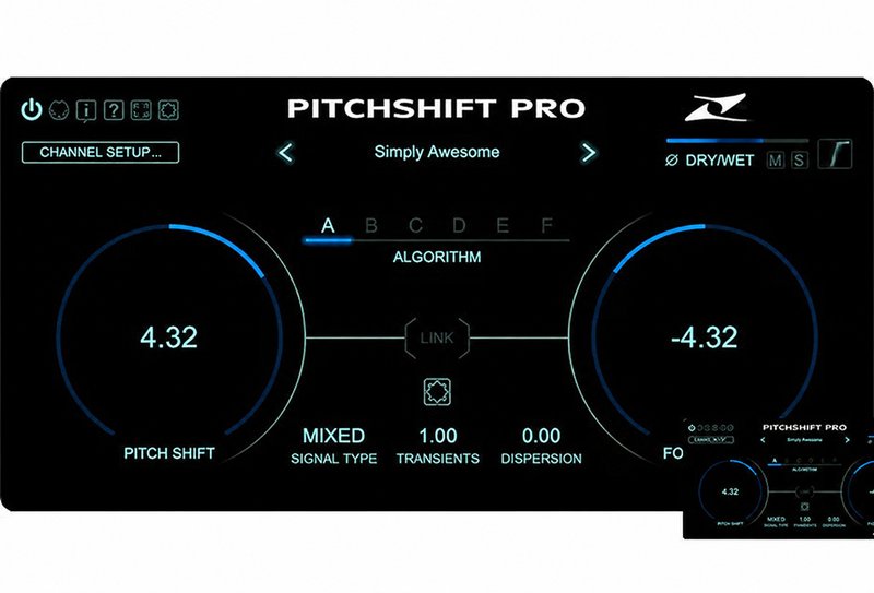 音高转换效果插件 Zynaptiq PITCHSHIFT PRO v1.2.0 R2R Win