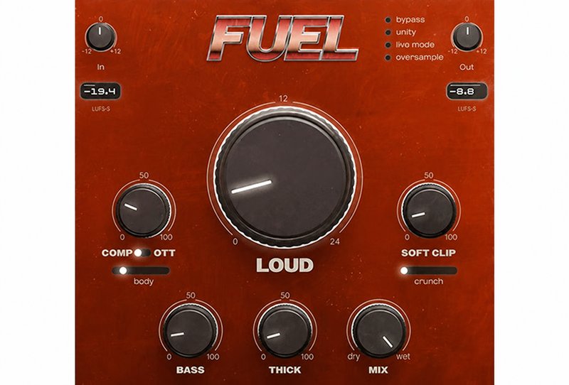 音效增强效果插件 Musik Hack FUEL v1.0.3 Win