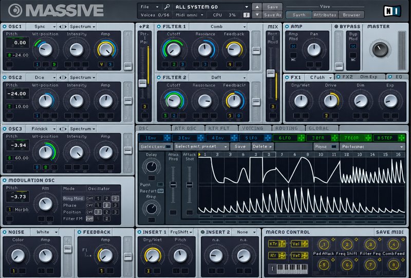经典电子合成器 Native Instruments Massive v1.7.0