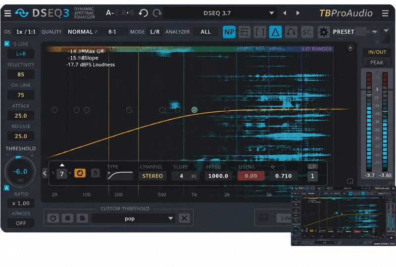 动态均衡器 TBProAudio DSEQ3 v3.9.6 MacOS-MORiA （TBPro Audio DSEQ 3）