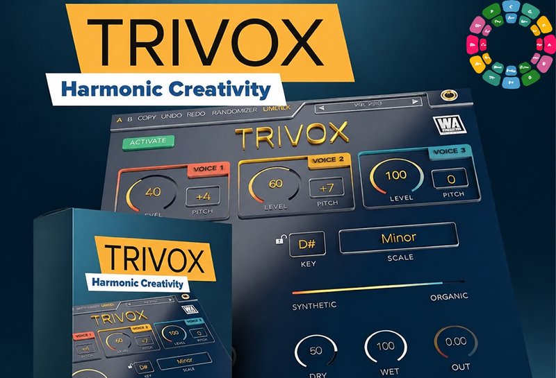和声效果器插件 W.A. Production Trivox v1.0.2 BUBBiX Win (WA W A)