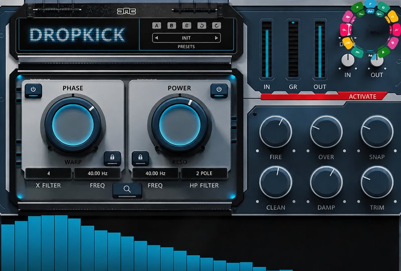 踢踏鼓增强插件 JMGSound Dropkick v2.0 BUBBiX Win
