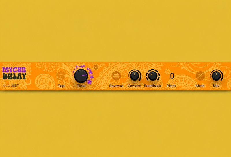 延迟回声效果器 Native Instruments Psyche Delay v1.3.3 MacOS-HCiSO