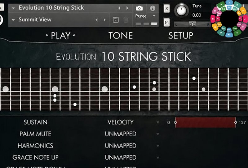 10弦电吉他音源 Orange Tree Samples Evolution 10 String Stick v1.2.5