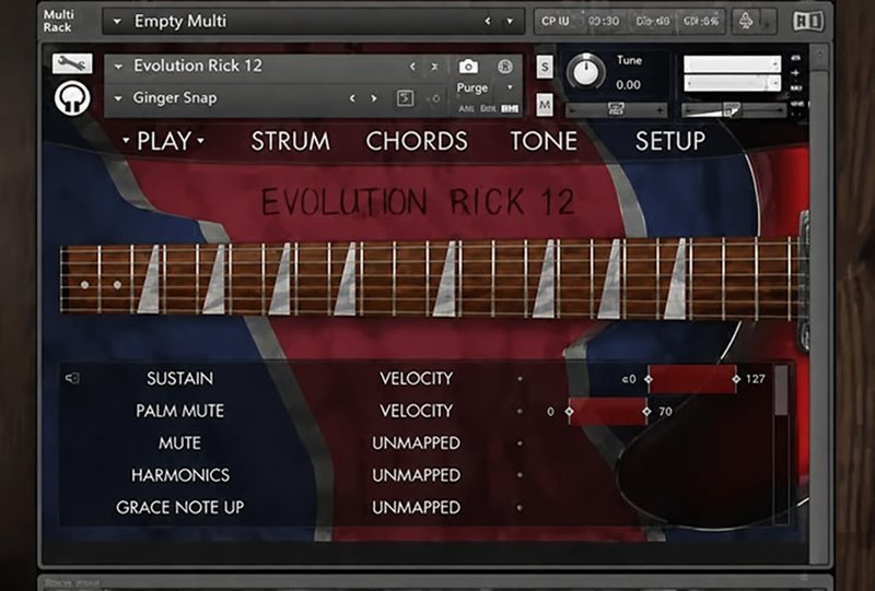 12弦电吉他音源 Orange Tree Samples Evolution Rick 12 v1.2.5
