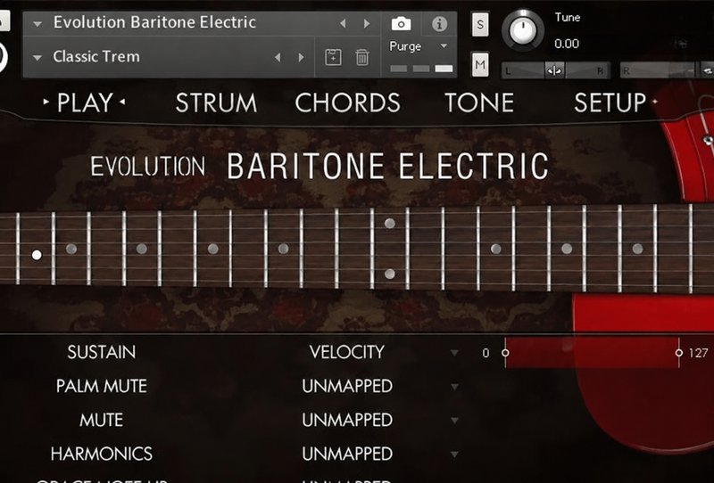 中音电吉他音源 Orange Tree Samples Evolution Baritone Electric v1.2.5