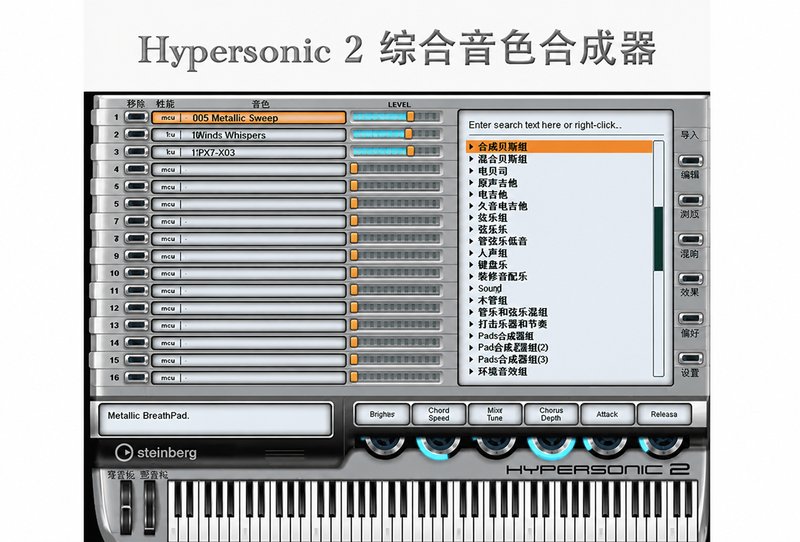 Steinberg Hypersonic 2 经典老款综合波表合成器