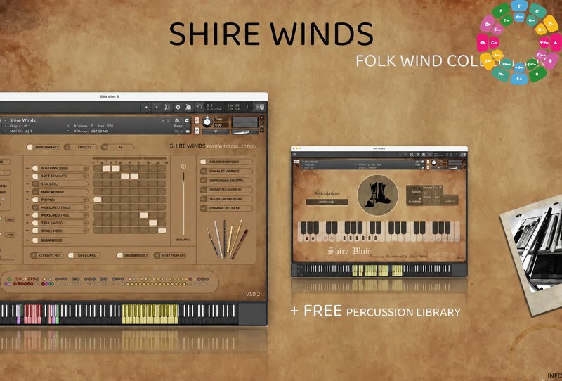 世界民族木管乐器音源 Insanity Samples Shire Winds v1.5.0