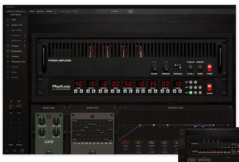 吉他效果器插件 Mercuriall Ampbox v1.6.0 (Amp box)