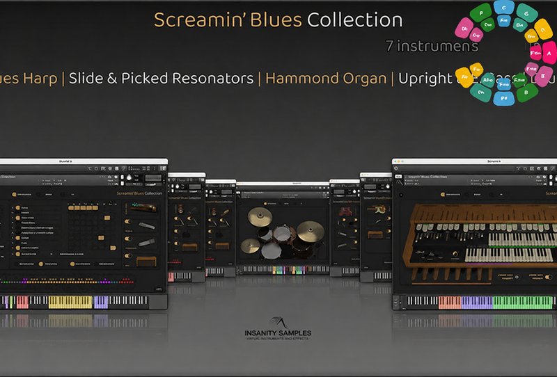 布鲁斯风格乐器 Insanity Samples Screamin Blues Collection v1.0.1
