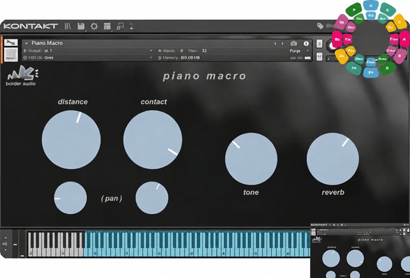 简易钢琴音源 Border Audio Piano Macro INTERNAL