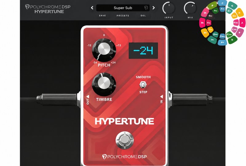 吉他移调效果器 PolyChrome DSP HyperTune v1.2.0 SEnki Win (Poly Chrome DSP Hyper Tune)