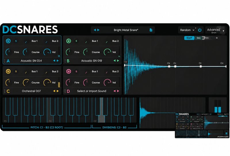 军鼓类调制音源 Scaler Music DC Snares v1.2.0