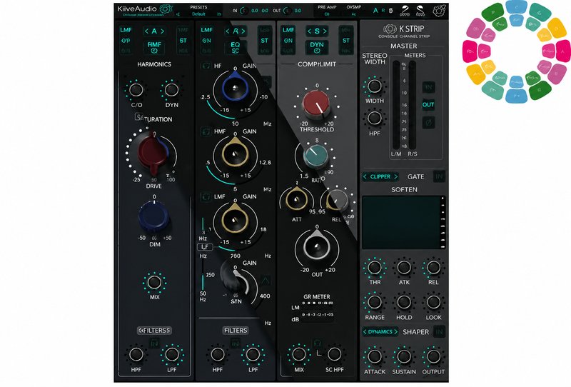 模拟调音台插件 Kiive Audio KStrip v1.0.0 BUBBiX