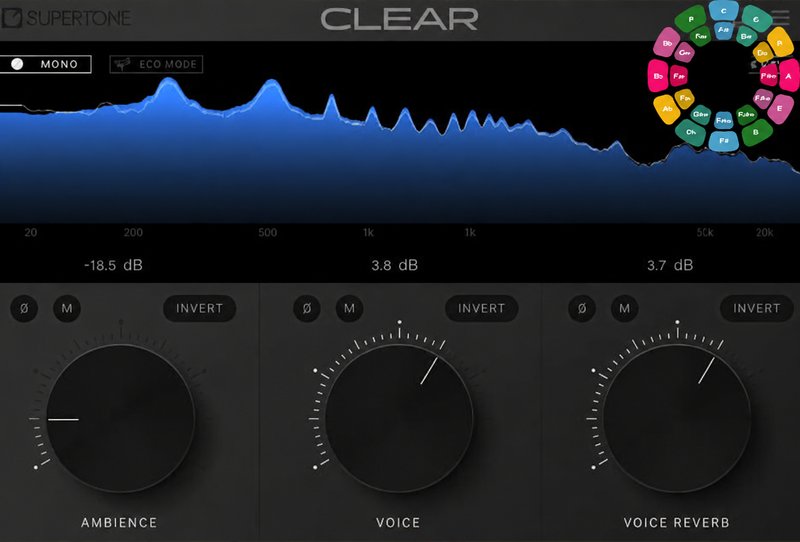 去除背景噪音和混响声音的插件 Supertone Clear v1.1.1 Win