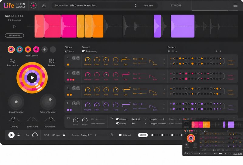 节奏Loops制作插件 XLN Audio Life v1.2.1 Mac