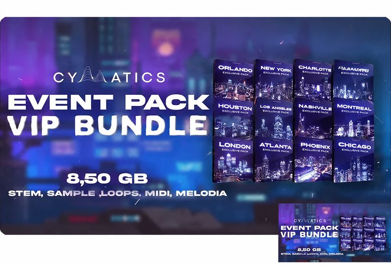 综合采样包 Cymatics Event Pack VIP BUNDLE WAV MIDI