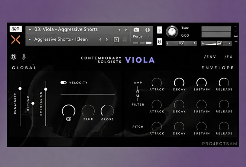 独奏中提琴音源 Sonixinema Contemporary Soloist Viola