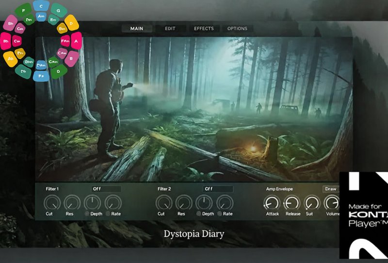 电影场景氛围音源 Ocean Swift Synthesis Dystopia Diary v1.1.0