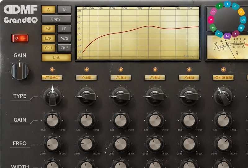 均衡效果器 DDMF GrandEQ v1.1.0 Incl Loader MOCHA Win