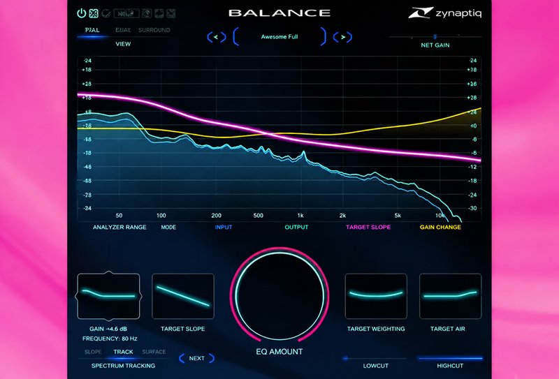 智能均衡器 Zynaptiq BALANCE v1.0.2 Mac